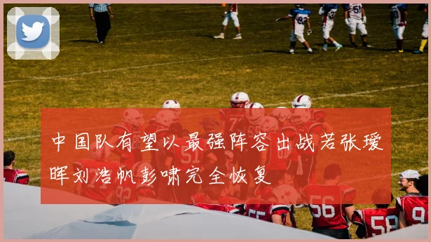 中国队有望以最强阵容出战若张瑷晖刘浩帆彭啸完全恢复
